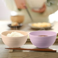HEMOTON pšenične slame salate zdjele neraskidive posude za miješanje za višekratnu perilicu posuđa i mikrovalne pećnice za supce za kućnu kuhinju restoran
