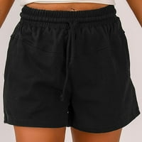 GATHRRGYP WOMENS Shorts Clearence ispod 7 dolara, ženska modna puna boja casual širokim nogama labavim