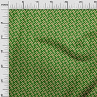 Onuone pamuk poplin zelena tkanina azijska Ikat quilting zalihe ispisa šivaće tkanine sa dvorištem širom
