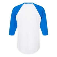 TULTE - Unizno likovni dres Raglan majica - - Bijeli kraljevski - Veličina: L