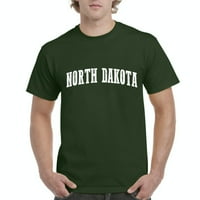 Normalno je dosadno - muške majice kratki rukav, do muškaraca veličine 5xl - Sjeverna Dakota