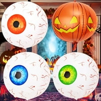 Ruanlalo balon, balon od bundeve povećavaju atmosferu zakrpani zakrpani Halloween horor balon za očne jabuke za zabavu za zabavu