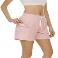 Grianlook Ženske kratke vruće hlače Direktor Mini pant elastična struka vrećice ljeto Plaže kratke hlače