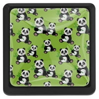 Kabine za kvadratne ormare Panda Dekor za oblaganje ormara s vijcima ladicama za ladicu