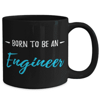 Rođen da bude inženjer šolja za kafu smiješna inženjering poklon čaj čaja