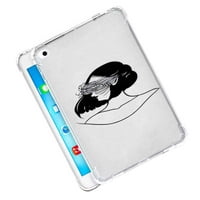 Kompatibilan sa iPad Pro telefonom, linijskim umjetničkim kućištem za silikon zaštite za TEEN Girl Boy