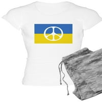 Cafepress - moli se za mir u Ukrajini Pajamas - Ženska svjetlo pidžama