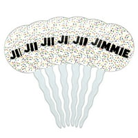 Jimmie Cupcake bira toppere - set - Mullicolorired Speckles