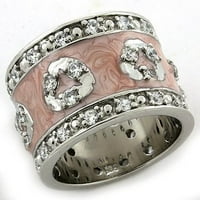 Luxe nakit dizajnira Sterling Silver Women Western Prsten sa CZ - veličina 9