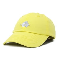 Slatka slonova kapa pamučna bejzbol kapa u Minion Yellow