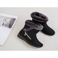 Gomellly Dame Winter Boot Mid Calf tople sniježne čizme Plišani povoljni čizme Neklizne gležnjeve Boothe
