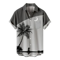 Muška majica Muški ljetni odmor Turizam Plaža Moda Ležerne prilike 3D digitalne košulje kratkih rukava za muškarce Moda