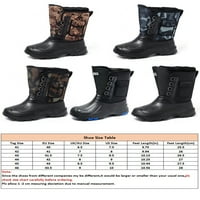 Crocowalk muškarci sa džepom vodootporna platforma MID CALF Boot hodanje ležerne lagane maskirne zimske