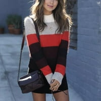 Pad džempera za žene moderne fit džemper kardigan džempere za odmor za djevojke za djevojke crvene s