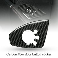 Naljepnica gumba za vrata, gumb za vrata naljepnica samoljepljiva vodootporna karbonska vlakna desnog
