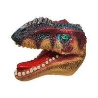 Rukavice za glavu dinozaura Soozowin Soft Prirodne kasne gumene ručne lutke za ruke koja se mogu pratiti, božićni pokloni za djecu