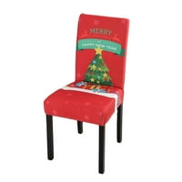 Jedno otvaranje božićne stolice pokriva stolnjake vodootporna trpezarija za stol za stol za stol za stol za kuhanje za dekor za odmor