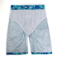 Auroural muškarci kratke hlače za čišćenje muške havajske kratke hlače Elastični struk džep za crtanje Slim Fit Capris Hlače na plaži Casual Home Holiday Surfanje hlače hlače
