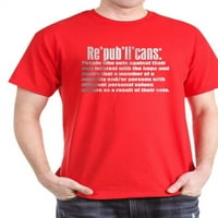 Cafepress - Re'pub'li'cans: tamna majica - pamučna majica