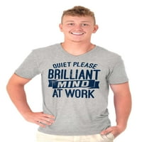 AUTIZAM Svjesnost V-izrez majica majica Majica Brilliant um na radnom spektru govori