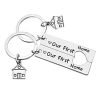 Naši prvi kućni privjesci Novi kućni ključ Novi kućni privjesak za ključeve Ključ za kuhanje poklon