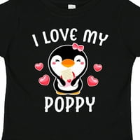 Inktastic volim svoj mak sa slatkim pingvinom i srcima poklon toddler majica Toddler