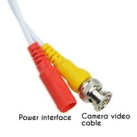 50ft bijeli BNC video zaključeni žičani kabel za Samsung kameru Kabel SDS-P SDS-P5122