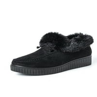 Rochimi Women Winter Loafers Tople cipele FAU Fur obložene mokasinske gležnjače platforme cipele platforme