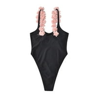 Yotyukeb Ženski kupaći kupaći kostimi Bikini Ženska odjeća za plažu visokog struka Otvoreni leđa Bikini Jedan kupaći kostim