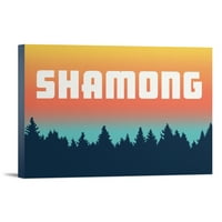 Shamong, borove siluete, Aqua Horizon