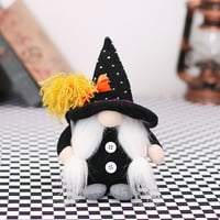 Mrigtriles Halloween Gnome lutka patuljasta push ukrasi lutka za odmor Pokloni Domaćinstvo za djecu
