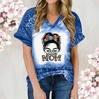 GAECUW majice za žene majke vrhove bluze s kratkim rukavima The Regularne fit pulover majice T-majice