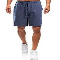 Muške ljetne kratke hlače ravno dno noge pune boje Bermuda kratke hlače Classic Fit Mini pantalone Workout