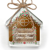 Ornament tiskani jedno obodno obojeno drvo emancipaciju vašeg uma Božić Neonblond