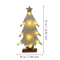 Božićni ukrasi Pokloni Mini božićna drva LED svjetla TABLETOP ukrasi Party Decor