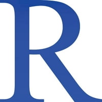 Akrilni slovo R puta, visoka prozirna tamno plava prilagođena akrilna slova, odaberite opciju u boji