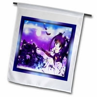 3drose Crystal Dream Anime - Zastava bašte, prema