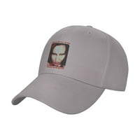 Mens & Women Classic jedinstveni otisak sa marilyn manson logotip podesiv traper šešir sive