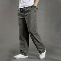 CLLIOS teretni pantalone za muškarce plus veličine Multi džepove hlače na otvorenom borbene pantalone