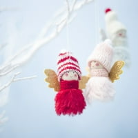 Plišana viseća igračka lijepa simpatična ukrasna anđela lutka Xmas Ornament Kid poklon viseći privjesak za Božić