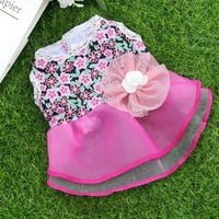Luxsea Ljetne haljine za slatke pse za male pse Chihuahua cvjetna haljina suknja štene mačka princeza