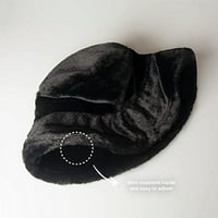 Svakodnevni zimski krzneni kašika hat undise trendi mekani flaffy toplo lagana flisa ribar za žene muškarci