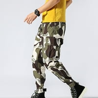 Teretne hlače za muškarce Polka Dots Jesen Culottes Elegantne vježbe kratke hlače Muškarci Proširive