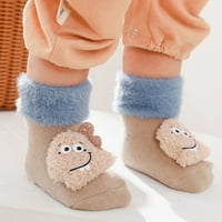 Dječje cipele XS za mjesečne mjesečne djece Jesenski i zimski dječaci i kat čarape Ne klizanje plišano