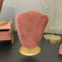 Metalni nakit Organizator Viseći držač postolja Skladište poklona Veliki kapacitet za ogrlica Ženska