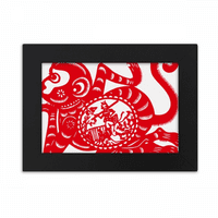 Papercut China Kineska zodijaka Monkey Art Desktop Photo Okvirni ukrasi za slike slika