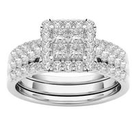 Prstenovi za žene Par prstenovi pozlaćeni otvor Zircon prsten klasični nakit modni prstenovi legura