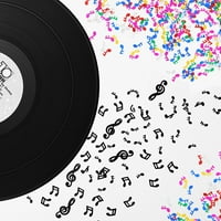 muzičke konfetti ukrasi glazbe Glazbeni konfeti Napomene Tabela otovarivanja Party Decorativni rekviziti