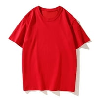 Žene T majice, Ležerne prilike sa punim bojama Kratki rukav Tee vrhovi labavih letnjih bazičnih bluzinskih
