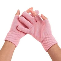 Rukavice za modne pelišta tople pletene akrilne rukavice Jesen zimski unisni pod prstom na otvorenom